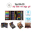 Bộ Màu Vẽ Hộp Gỗ Cao Cấp Colormate, Art Set, Set Màu Vẽ Cho Bé, Quà Tặng Cho Bé
