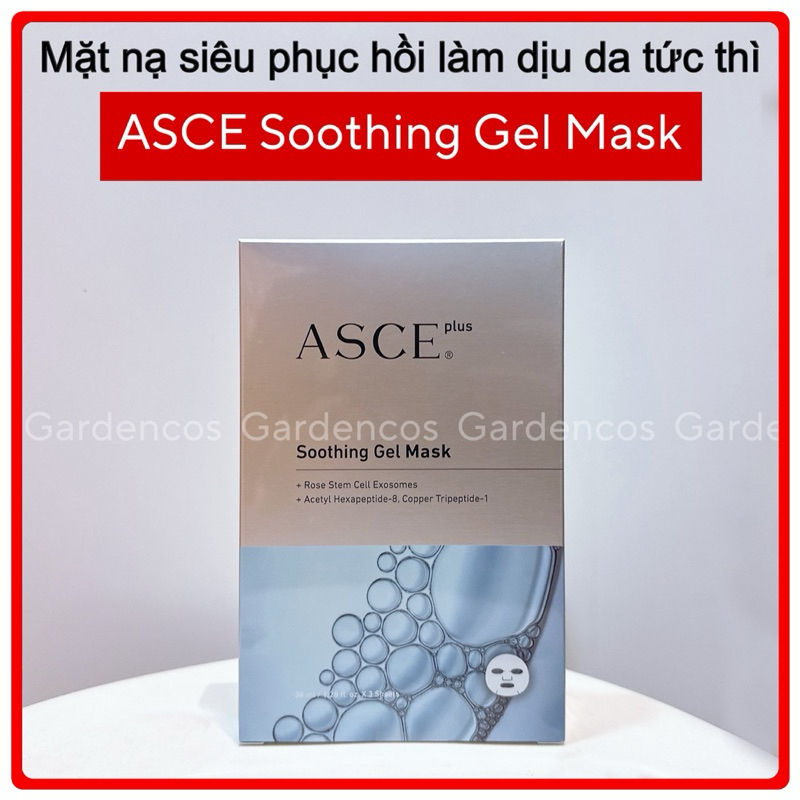 ASCE Mask Mặt Nạ Siêu Phục Hồi Làm Dịu Da Tức Thì ASCE Soothing Gel ...