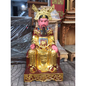 Tượng Quan Trần Triều gỗ mít