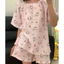 Bộ đồ ngủ nữ .Bộ mặc nhà in hình Hello Kitty dễ thương, chất liệu đũi mềm mát