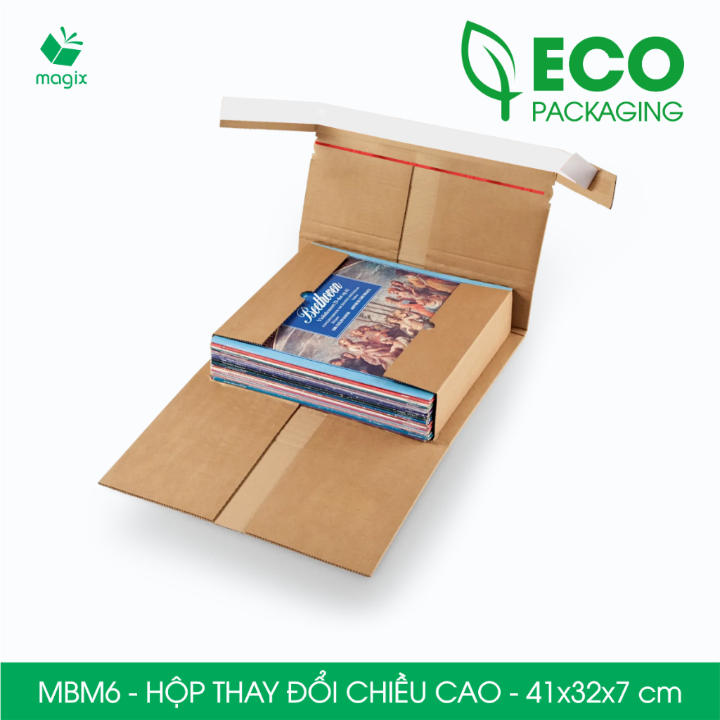 MBM6 - 41x32x7cm - Combo 20 hộp carton tăng giảm chiều cao - Hộp đóng ...