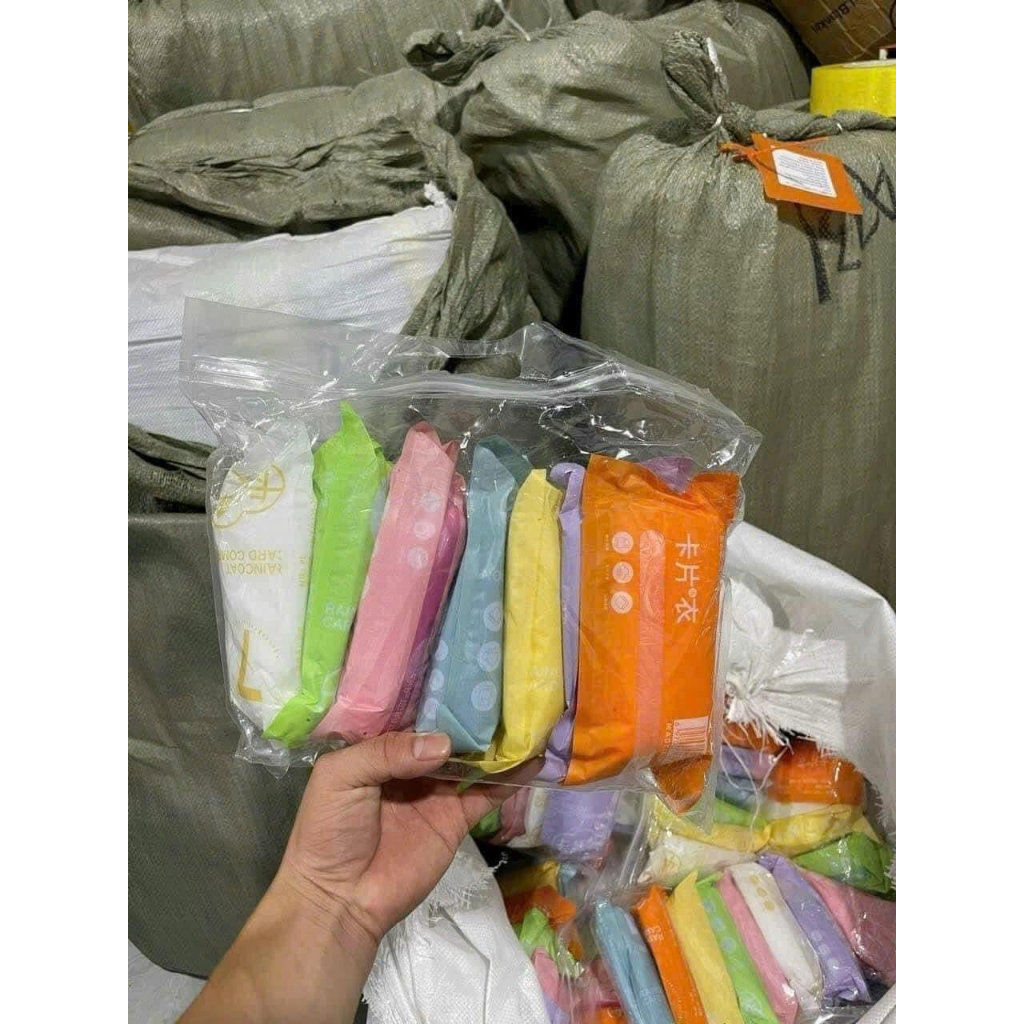 SET 7 ÁO MƯA GIẤY CHO NGƯỜI LỚN VÀ TRẺ EM SIÊU TIỆN DỤNG