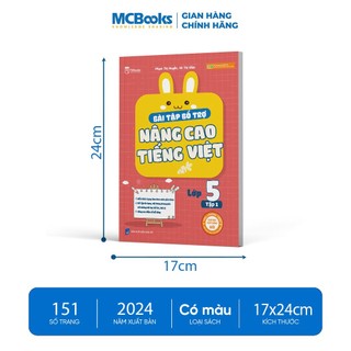 Sách - Bài tập bổ trợ nâng cao Tiếng Việt Lớp 5 – Tập 1