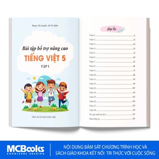 Sách - Bài tập bổ trợ nâng cao Tiếng Việt Lớp 5 – Tập 1