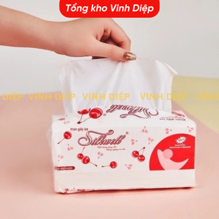 Khăn giấy rút khăn giấy lụa Silkwell 280 tờ 2 lớp, giấy ăn