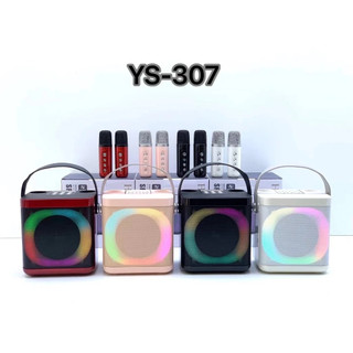 Loa Bluetooth Mini Kèm Micro YS-307 - Âm Thanh Siêu Hay,Bass Siêu Mạnh - LED RGB Cực Chất