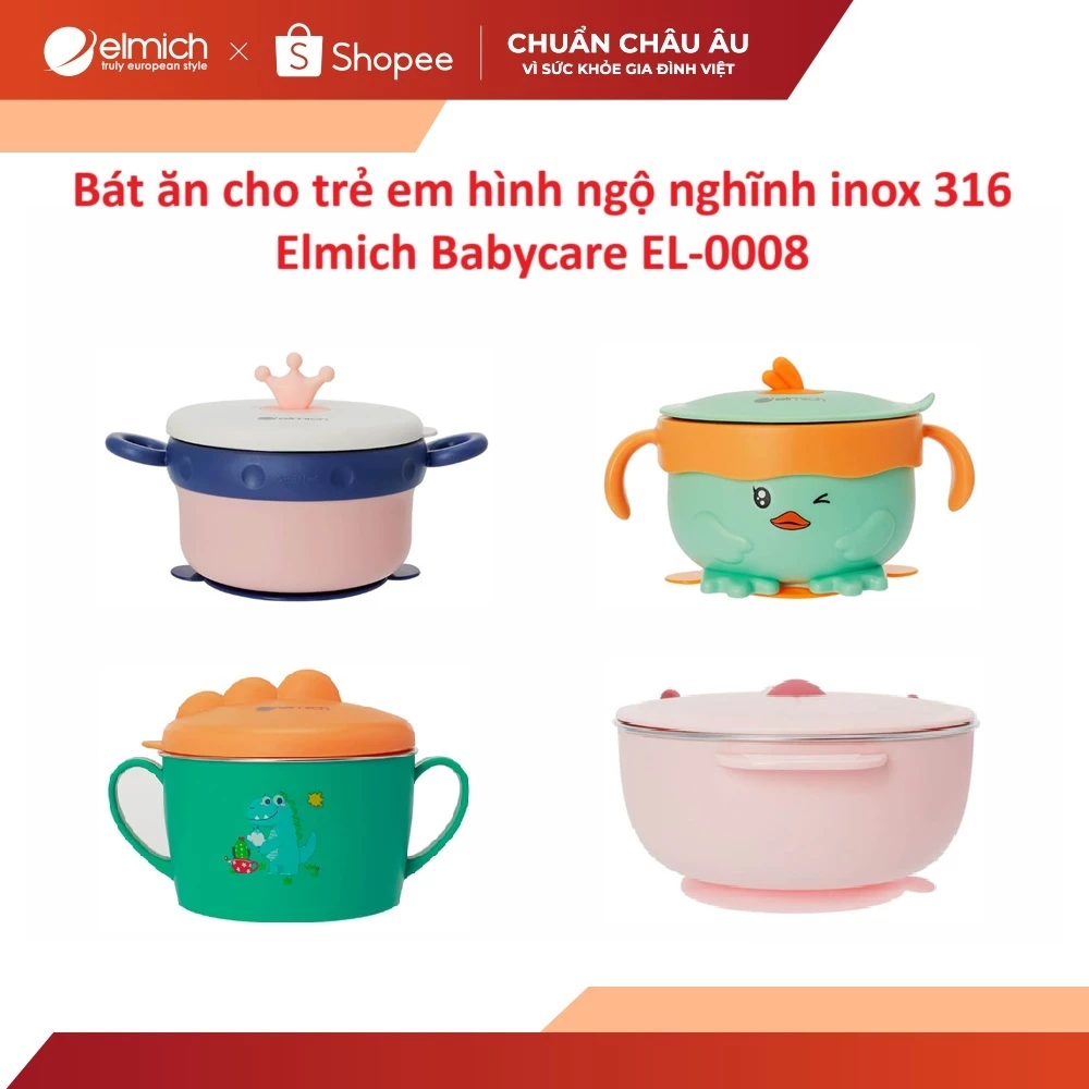 Bát ăn trẻ em Elmich