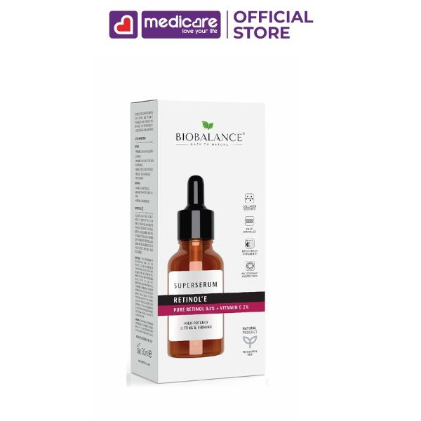 Serum BIOBALANCE sáng da, kiềm dầu, săn chắc, phục hồi chuyên sâu 30ml