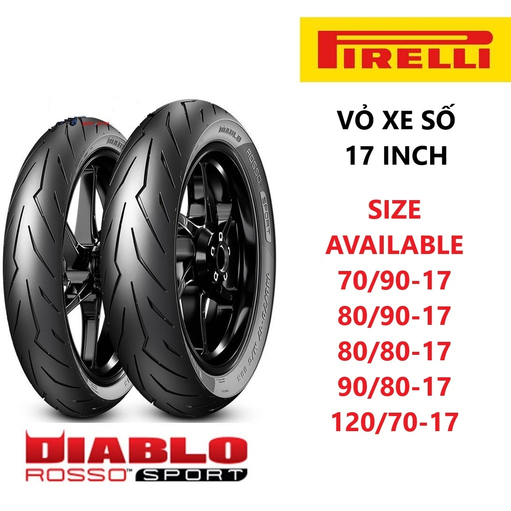(DATE MỚI 2024) VỎ-LỐP PIRELLI ROSSO SPORT FULL SIZE (lưu ý: từ 2/2024 ...