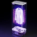 Tủ Sấy Quần Áo JX245 đa năng gấp gọn khử trùng tia UV hơi nước, Máy Sấy quần áo gia đình an toàn — ảnh 4