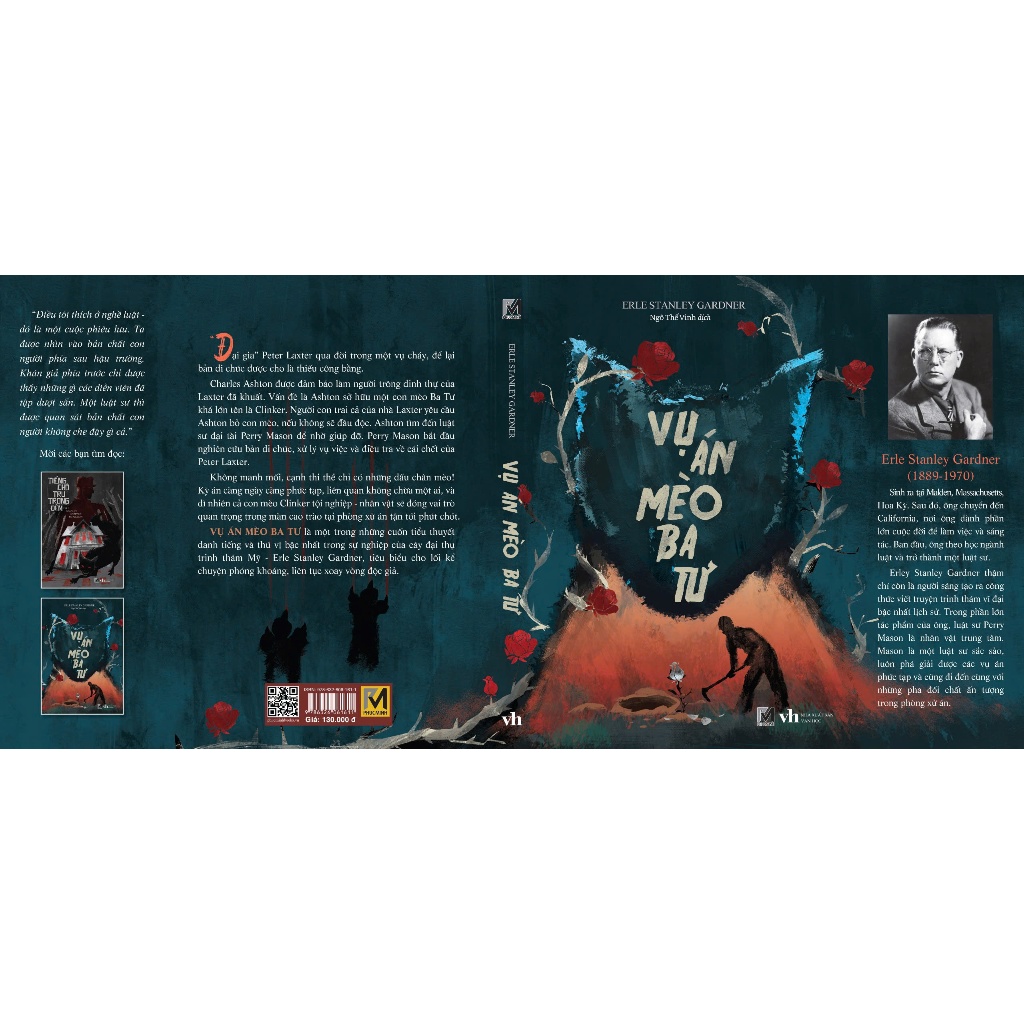 Ảnh Sách Tiểu Thuyết Trinh Thám - Vụ Án Mèo Ba Tư - Erle Stanley Gardner 1