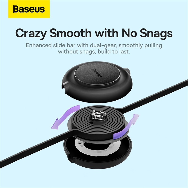 Cáp Sạc Baseus 3.5A 3 Trong 1 Đầu Micro USB Type C Hỗ Trợ Có Thể Thu Lại Tiện Dụng cho Xiaomi Samsung