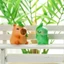 Set cặp đôi capybara và rùa xanh trang trí bàn làm việc, decor taplo xe hơi, ô tô, dán đỉnh màn hình, quà tặng