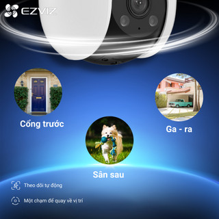Camera WIFI EZVIZ H8C Pro 3MP / 5MP, Quay Ngoài Trời 360 Độ, Đàm Thoại, Nén H265, Ghi Hình Màu