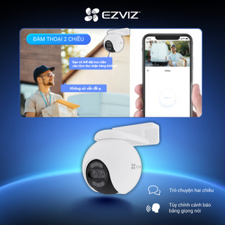 Camera WIFI EZVIZ H80X DUAL 4K Ống Kính kép, Phòng thủ chủ động với còi báo động & đèn chớp