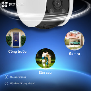 Camera WIFI Ngoài trời EZVIZ C8c 2MP/4MP - Bản nâng cấp của H8C Ghi hình màu ban đêm, Phát hiện người & xe, Đèn báo động