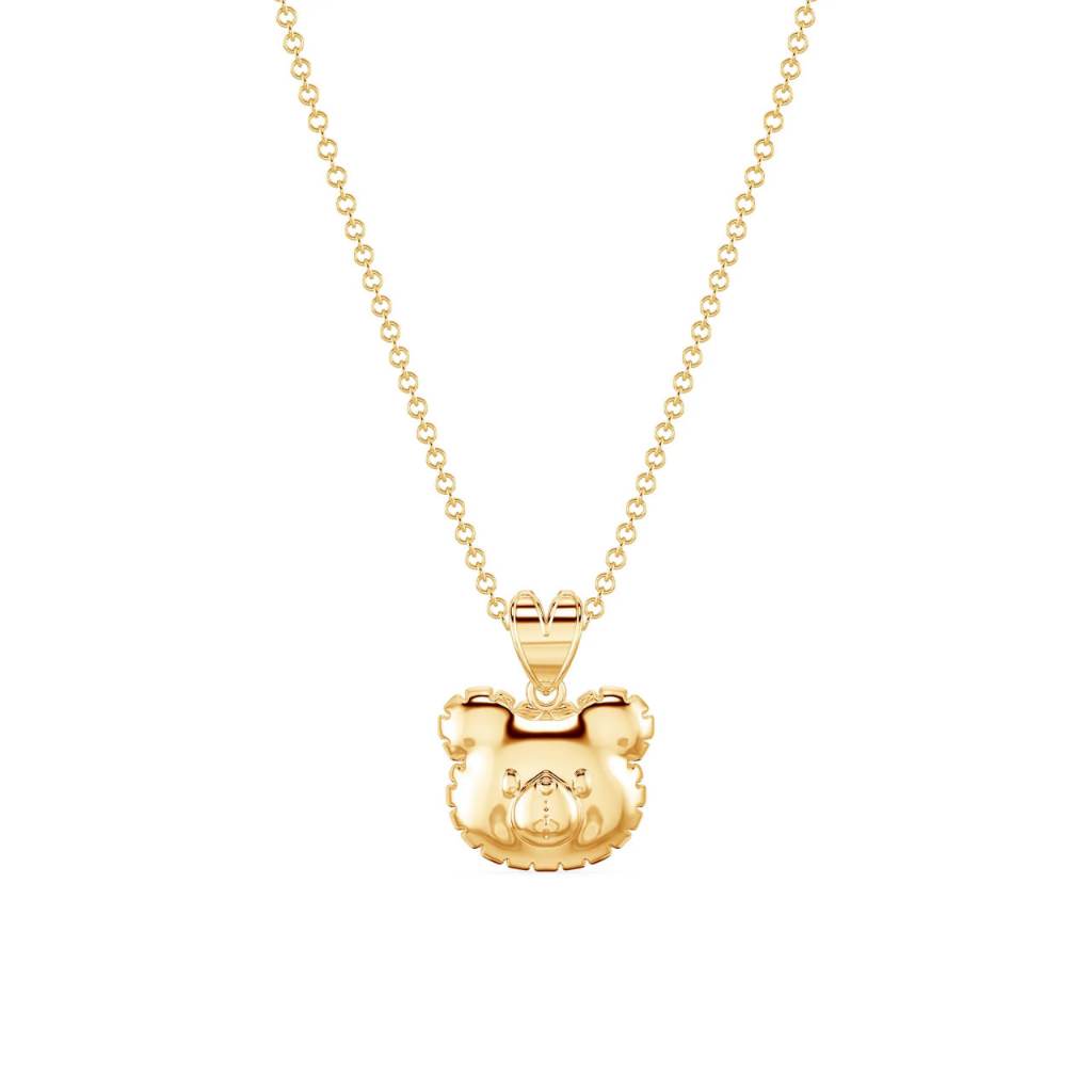 [CHAT TRƯỚC KHI ĐẶT] Mặt dây Tierra FMD5108 hình con gấu đáng yêu, vàng 14k/ 18k