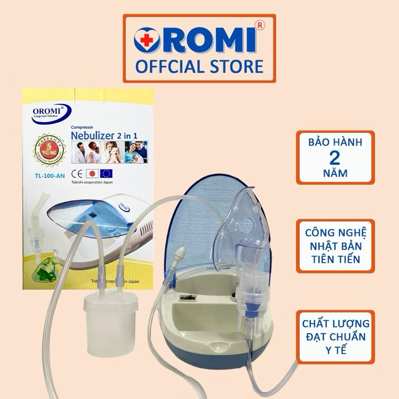 Máy xông khí dung và hút OROMI TL-100-AN - DÒNG MÁY CHUYÊN XÔNG HÚT