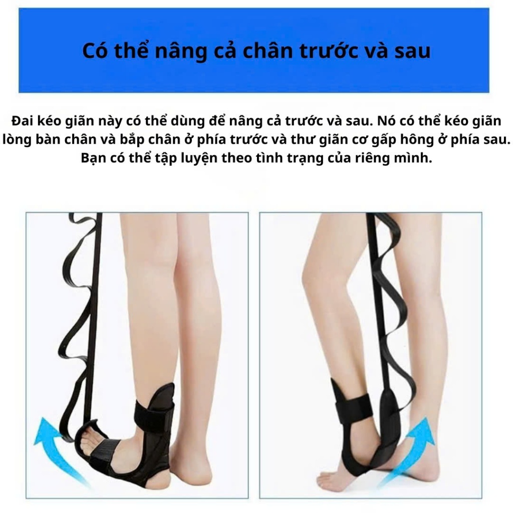 Dây Đai Kéo Giãn Cơ Chân Và Phục Hồi Chức Năng Cho Người Tai Biến