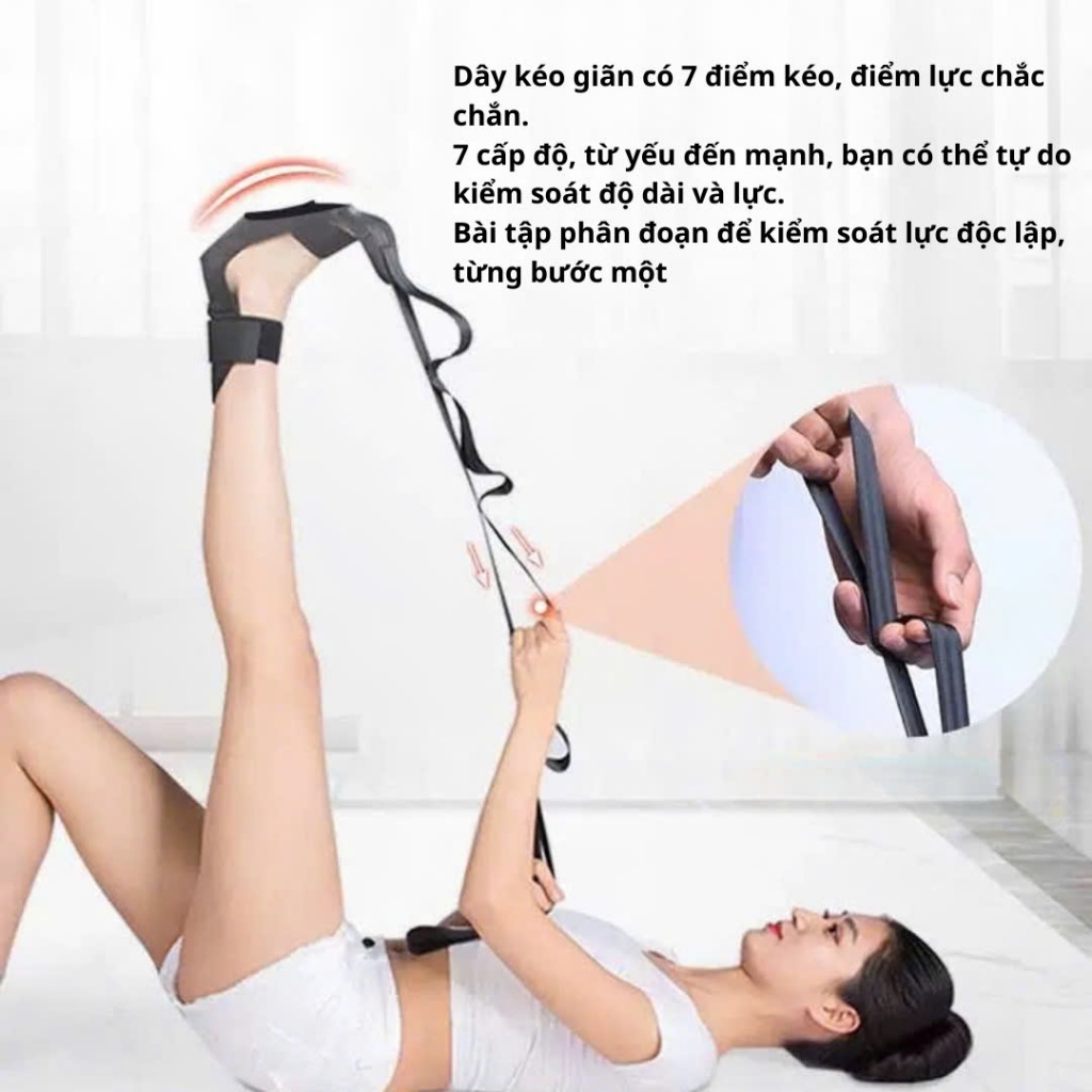 Dây Đai Kéo Giãn Cơ Chân Và Phục Hồi Chức Năng Cho Người Tai Biến