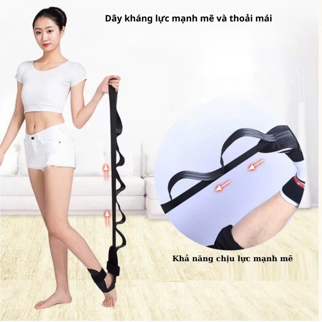 Dây Đai Kéo Giãn Cơ Chân Và Phục Hồi Chức Năng Cho Người Tai Biến