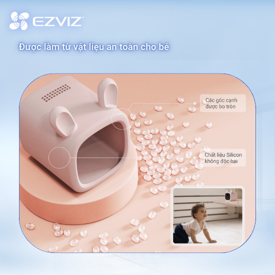 Ảnh Camera Baby EZVIZ BM1, FHD 1080P, Pin Sạc & Wi-fi, Hồng Ngoại Vô Hình 2
