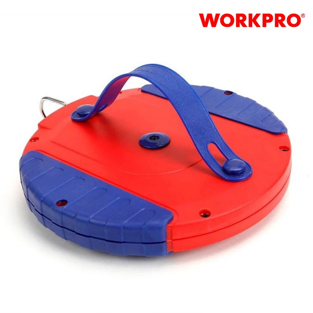 Thước cuộn 50m sợi thủy tinh WORKPRO WP263002 vỏ nhựa ABS siêu bền tua dây nhanh - Hàng chuẩn chính hãng
