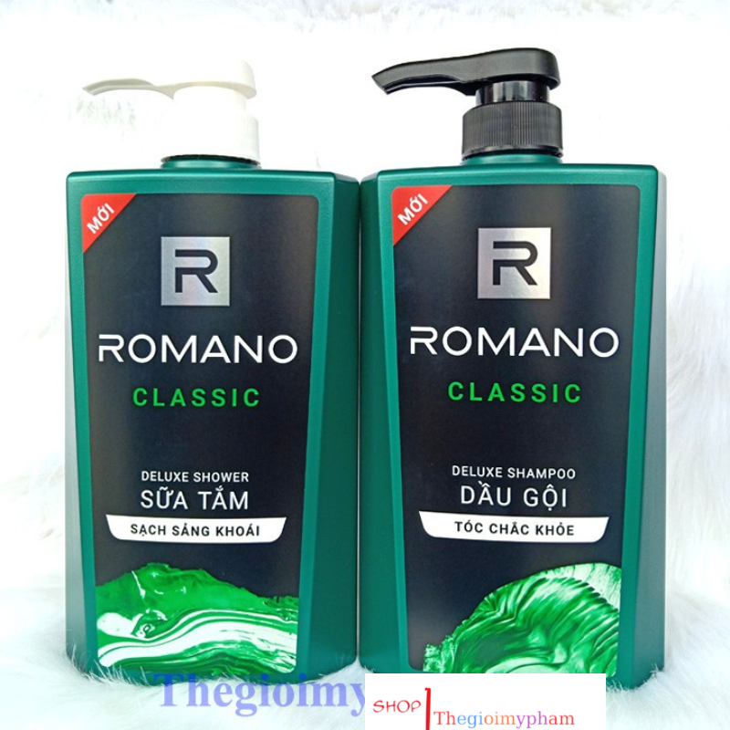 Dầu Gội Romano Classic 650g Hoăc Sữa Tắm Romano Classic 650g | Shopee ...