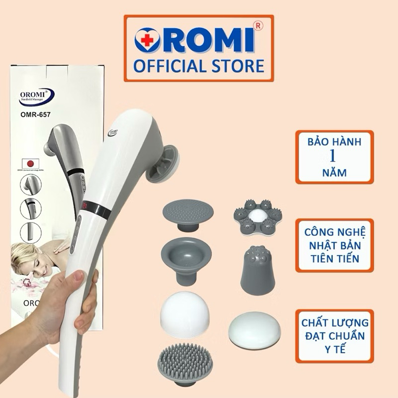 OROMI OMR-657 - Máy Massage Hồng Ngoại Cầm Tay