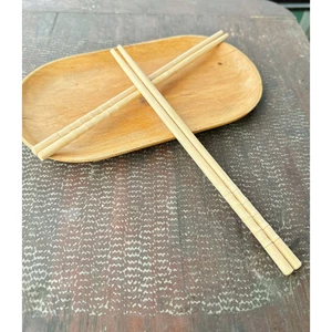 Đũa Gỗ Tre Khắc Đốt - Hoa Văn Đồ Thủ Công Cao Cấp, An Toàn, Không Chất Bảo Quản