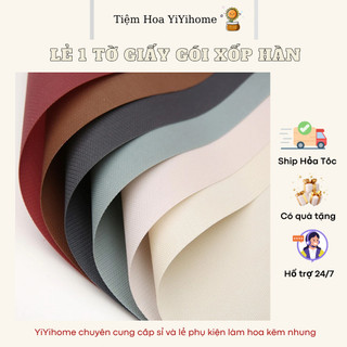 Lẻ 1 Tờ Giấy Gói Hoa Xốp Hàn Cao Cấp Kích Thước 58*58cm, Không Nhăn, Không Thấm Nước DIY YiYihome