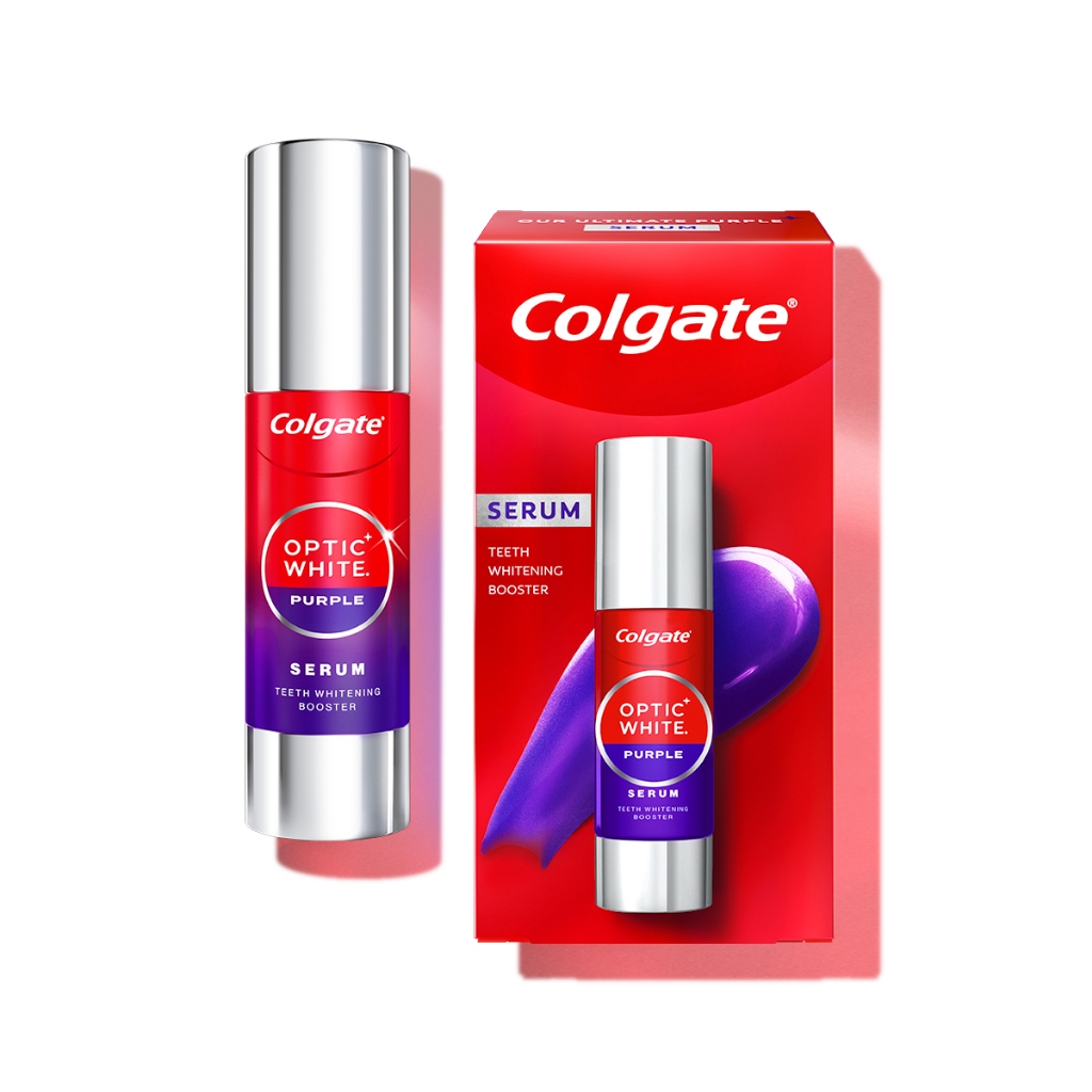 Ảnh Tinh chất trắng răng tăng cường Colgate Optic White Purple Serum-Trung hòa sắc vàng, rạng rỡ tức thì 40ML 2