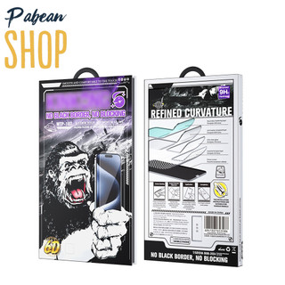 KÍNH FULL MÀN KHÔNG VIỀN ĐEN TRONG SUỐT WTP-107 cho iPhone 15 -> 17 PRO MAX