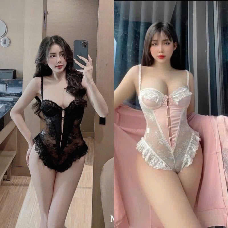 Suitbody váy ngủ sexy xuyên thấu quyến rũ gợi cảm HV240