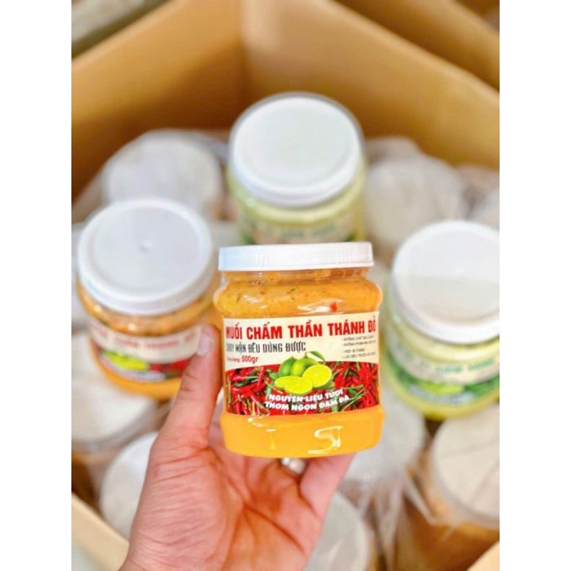 COMBO 2 HỘP MUỐI CHẤM HẢI SẢN THẦN THÁNH DÀNH CHO CÁC CHẤM CÁC MÓN NƯỚNG. CHẤM GÌ CŨNG NGON ( HỘP 500GR)