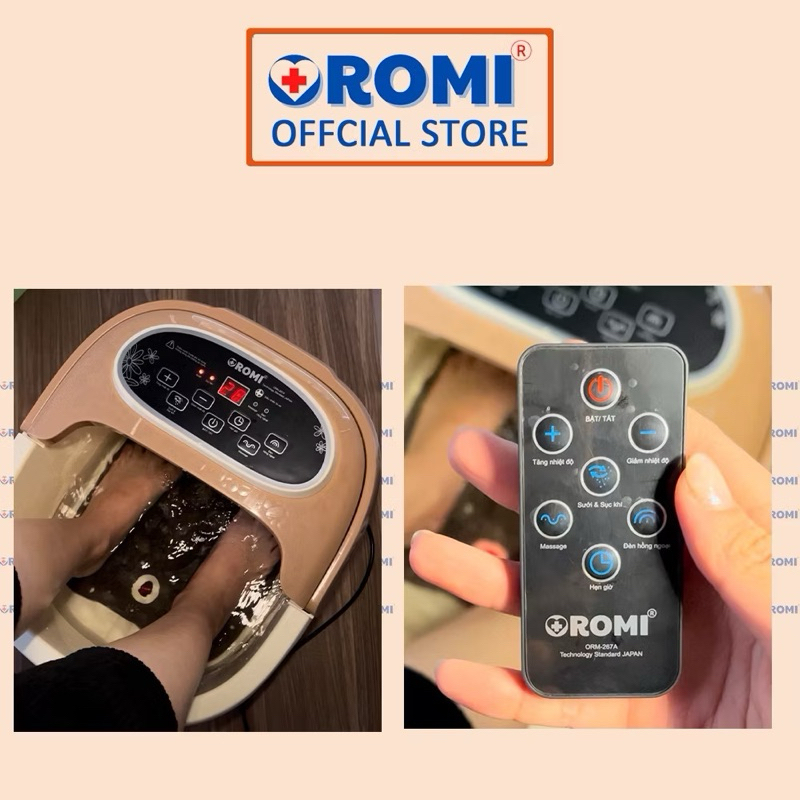 ORM-267A - Bồn/Máy Ngâm Chân Massage