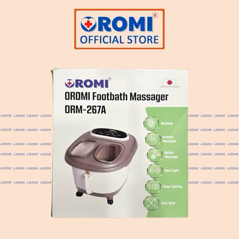 ORM-267A - Bồn/Máy Ngâm Chân Massage