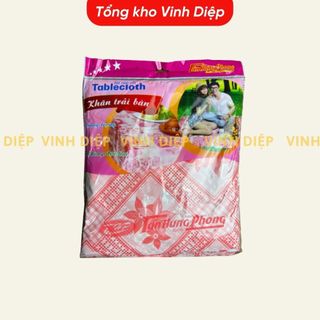Combo 10 khăn trải bàn dùng 1 lần đi du lịch, picnic họa tiết hoa nhiều màu, khăn 1 lần ( 10 khăn)
