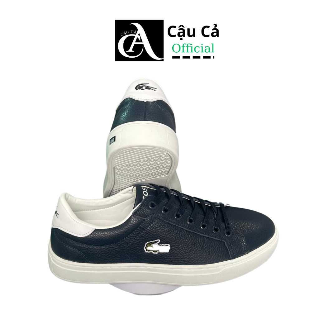 Giày thể thao Cá Sấu   mới tinh màu xanh - Đen - Da bò thật - ( FULL BOX ) ss2024
