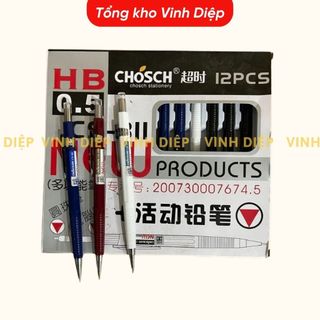 Bút chì kim bấm HB 0.5 bền đẹp, hộp ruột ngòi chì kim Tổng Kho Hoài Đức
