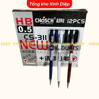 Bút chì kim bấm HB 0.5 bền đẹp, hộp ruột ngòi chì kim Tổng Kho Hoài Đức