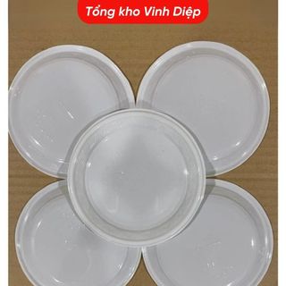 Đĩa Nhựa Dùng 1 Lần QQ Túi 50 Chiếc - Đủ Kích Cỡ Đựng Đồ Ăn Tiệc Dã Ngoại