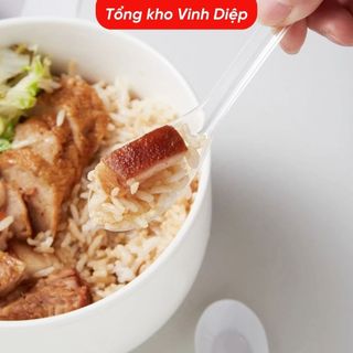 .Thìa nhựa 1 lần, muỗng nhựa, thìa 1 lần , thìa ăn xôi, thìa cơm , thìa dùng 1 lần