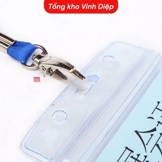 Dây đeo thẻ tên, bao đựng thẻ học sinh sinh viên, nhân viên văn phòng kèm dây