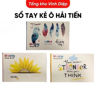 .Sổ cắt 160 trang bỏ túi, sổ tay Hải Tiến kẻ ô vuông