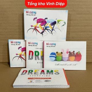 .Sổ cắt 160 trang bỏ túi, sổ tay Hải Tiến kẻ ô vuông