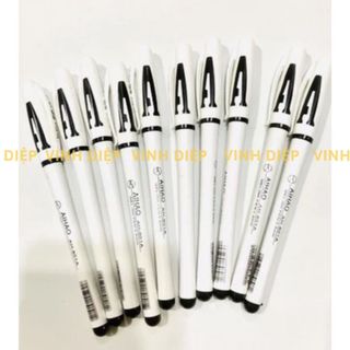 .1 cốc 48 chiếc bút nước chữ A Aihao đủ 3 màu mực xanh, đen, đỏ