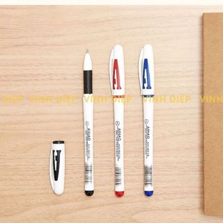.1 cốc 48 chiếc bút nước chữ A Aihao đủ 3 màu mực xanh, đen, đỏ