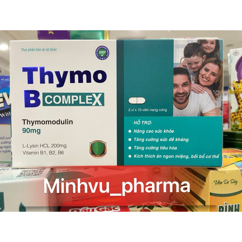 Viên uống tăng sức đề kháng Thymo B complex (Hộp 30 viên) | Shopee Việt Nam