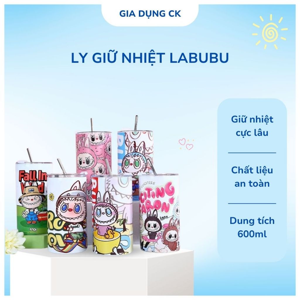 LY GIỮ NHIỆT LABUBU 600ML – INOX 304 CAO CẤP, GIỮ NHIỆTCỰC LÂU | Shopee ...